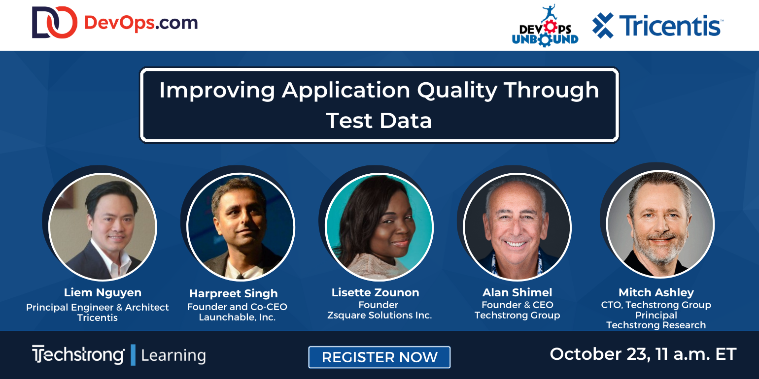 Improving Application Quality Through Test Data